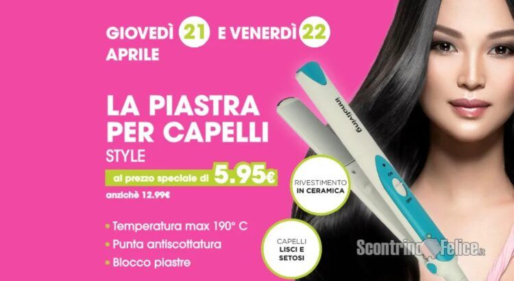 Piastra per capelli Innoliving a soli 5,95€ da Tigotà: scopri come averla!