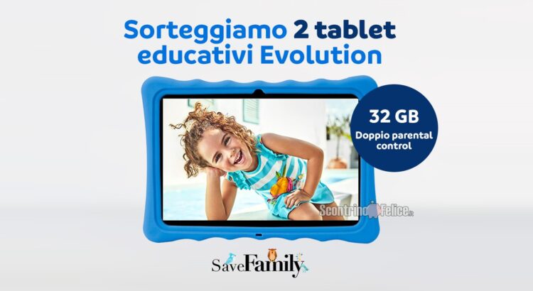 Vinci gratis un tablet Save Family Evolution con Mayoral