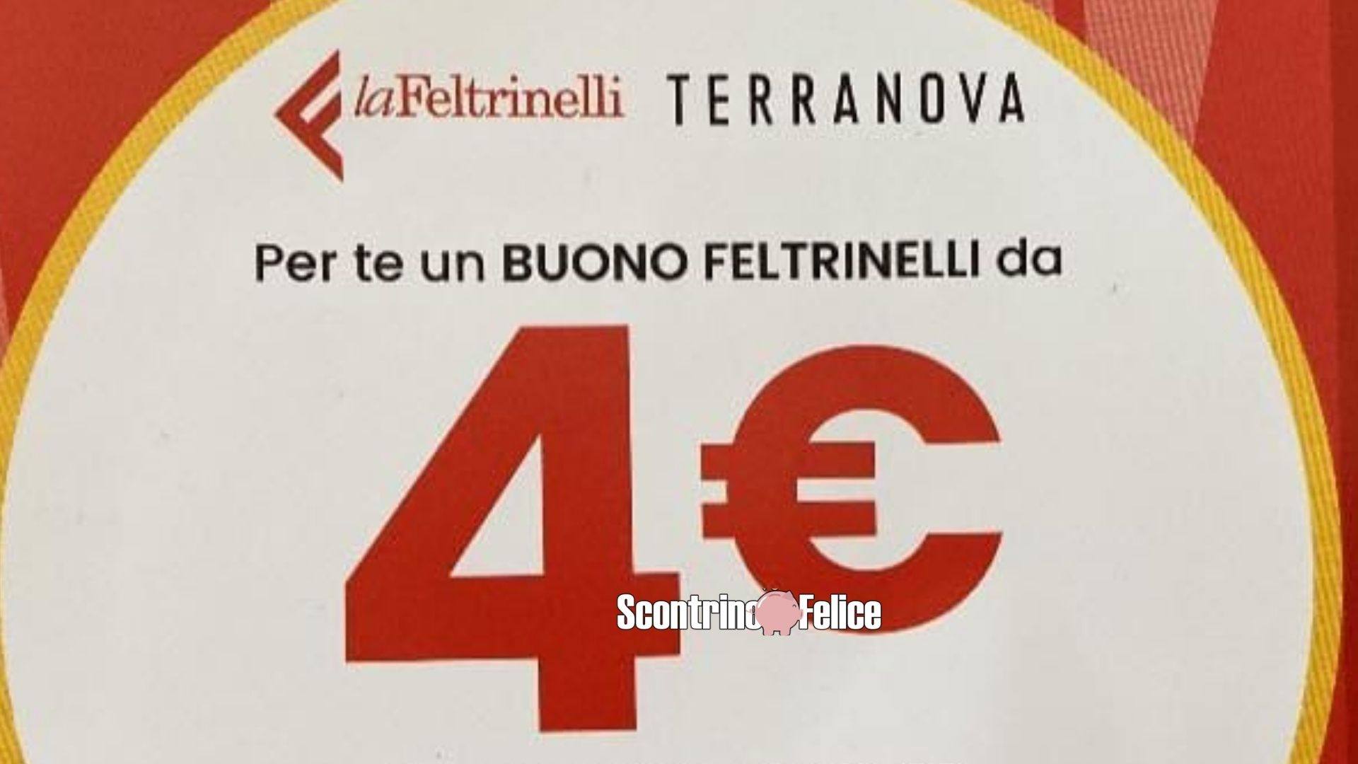 La Feltrinelli: codice sconto online di 4€ su 29€ 1
