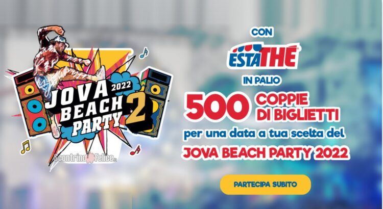 Con Estathé vinci il Jova Beach Party: scopri come partecipare al concorso!