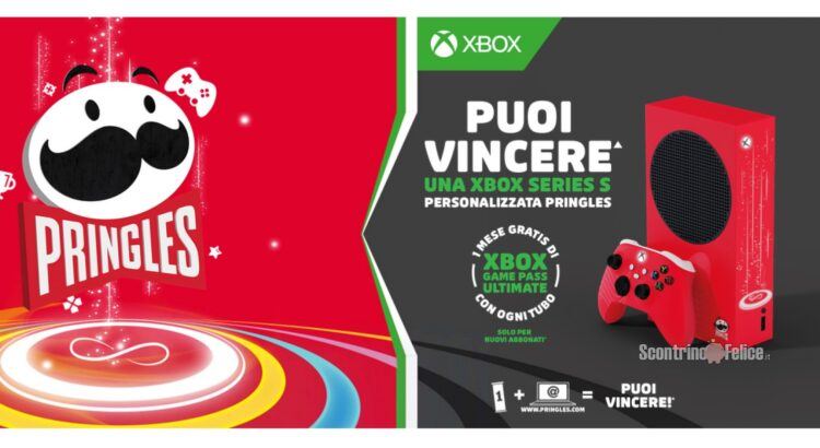 Concorso Pringles: ottieni 1 mese di prova gratis per Xbox Game Pass Ultimate e vinci Xbox Series S o altri premi a tema gaming