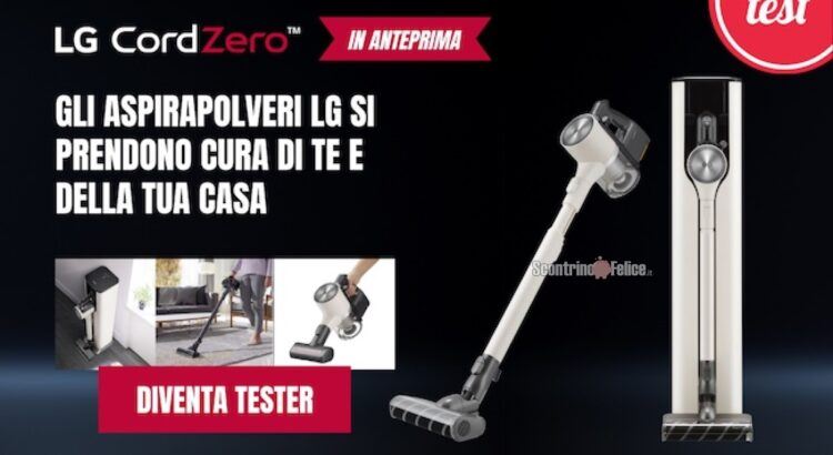 Diventa tester LG Cord Zero All in One Tower