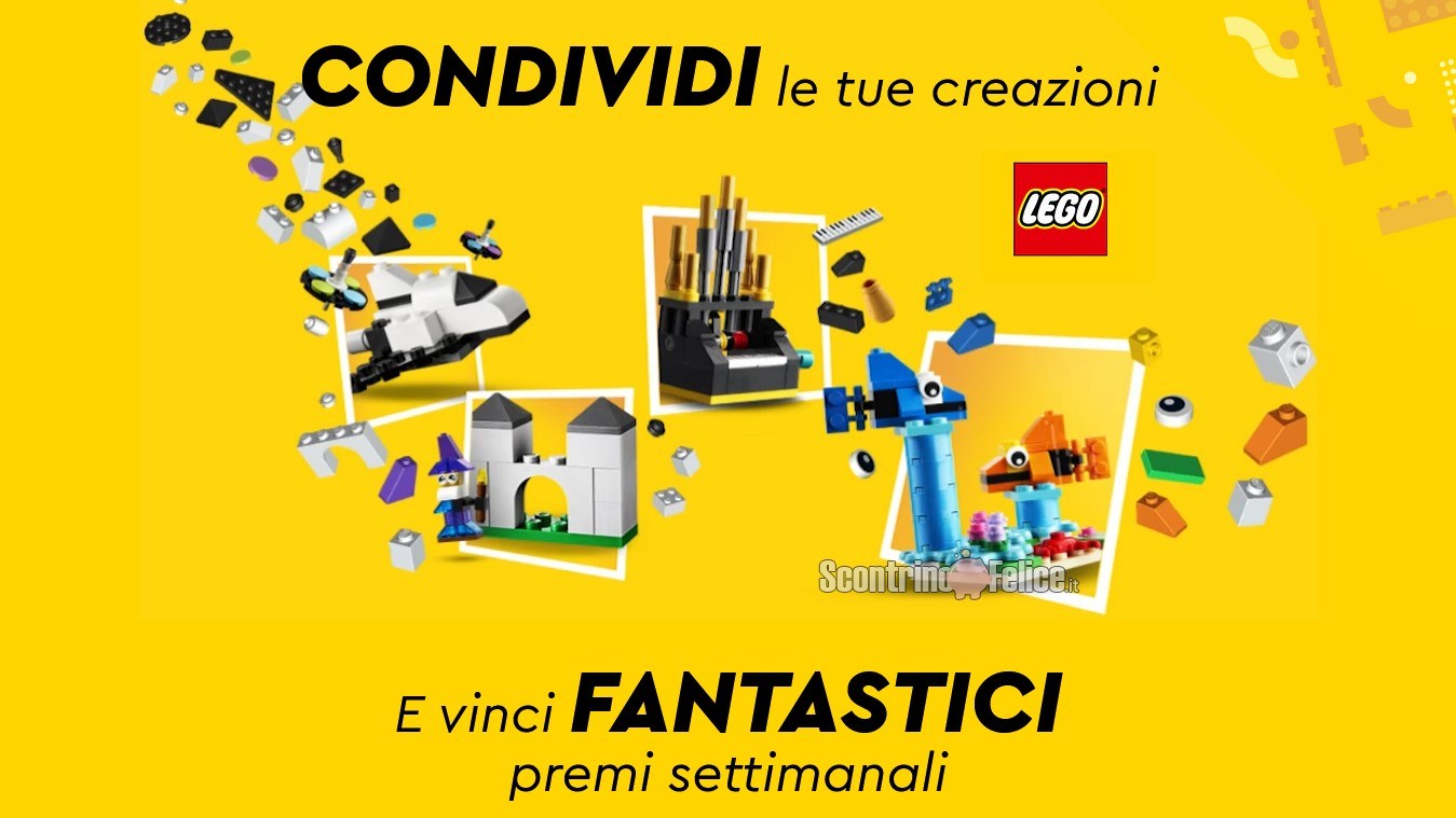 Concorso LEGO "90 anni di gioco": vinci kit di prodotti Lego