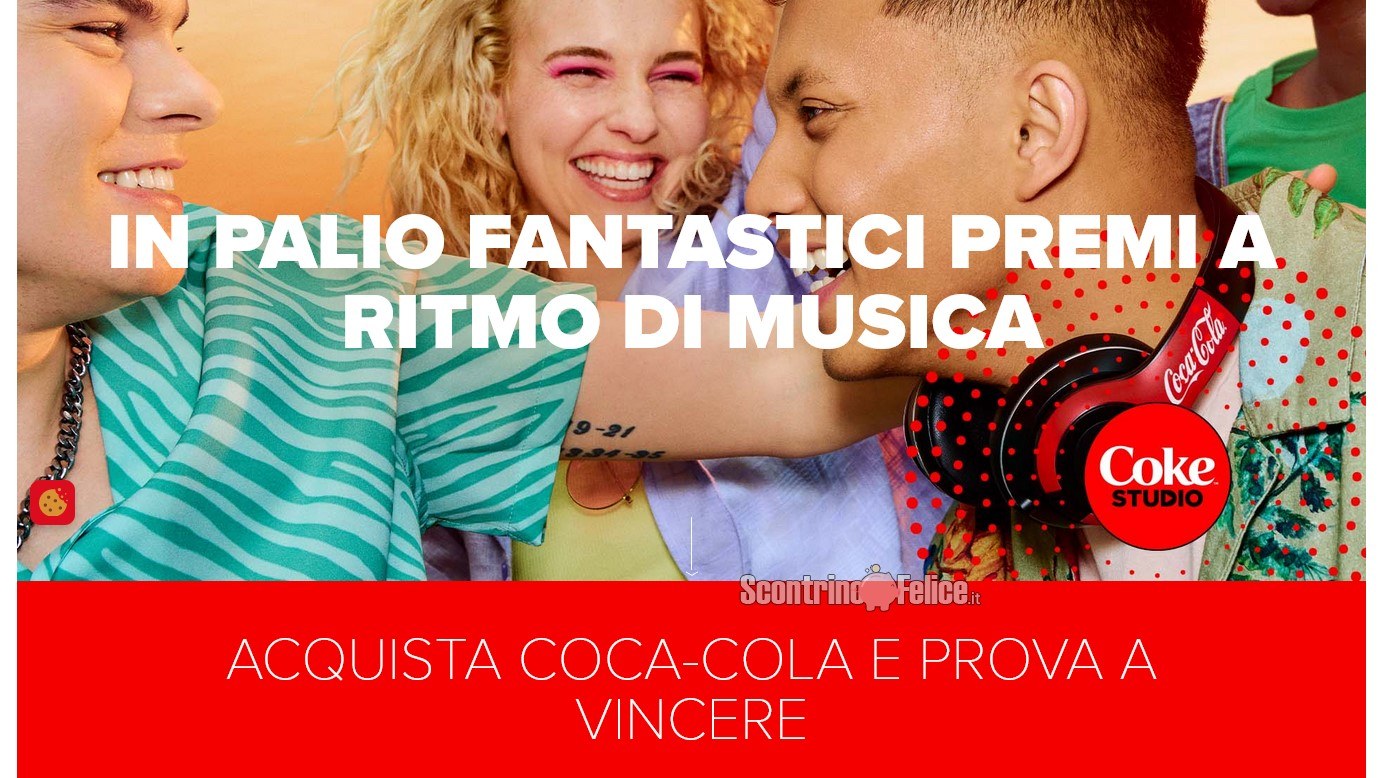 Concorso "Vinci un'estate a ritmo di musica con Coca‑Cola": inserisci i codici e vinci VIP PASS per festival europei, speaker e abbonamenti Spotify