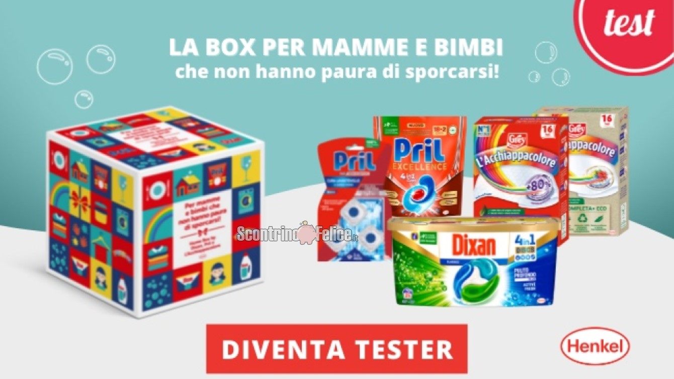 Diventa mamma tester Kit Casa - Home Box Henkel