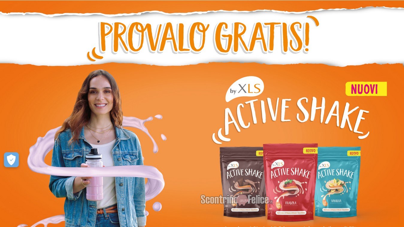 Prova gratis Active Shake by XLS: ricevi il completo rimborso di 1 prodotto!