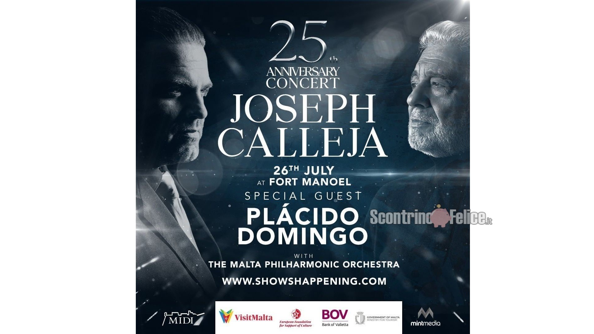 Vinci gratis il concerto di Joseph Calleja a Malta (viaggio e soggiorno compreso)