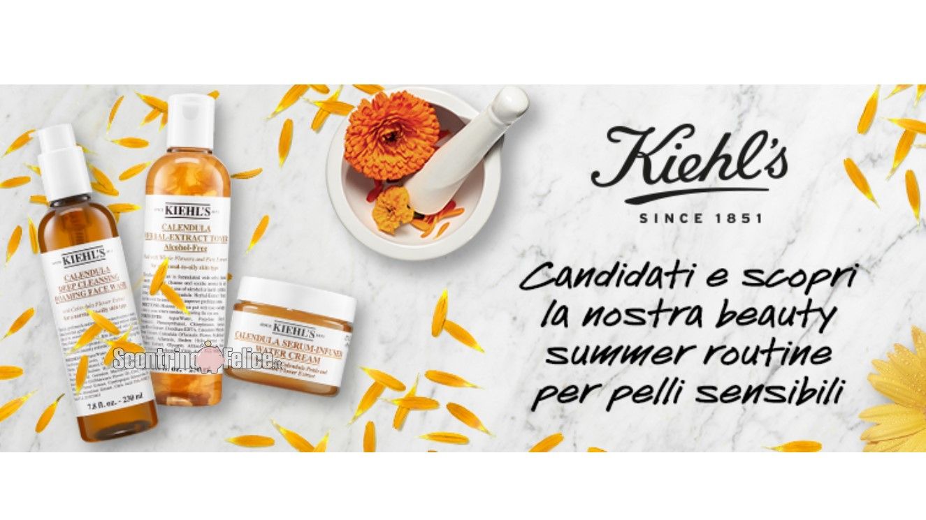 Diventa tester routine alla Calendula firmata Kiehl's