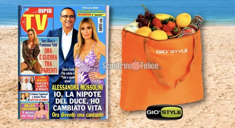 [In edicola] Borsa frigo Gio’ Style con DiPiù TV