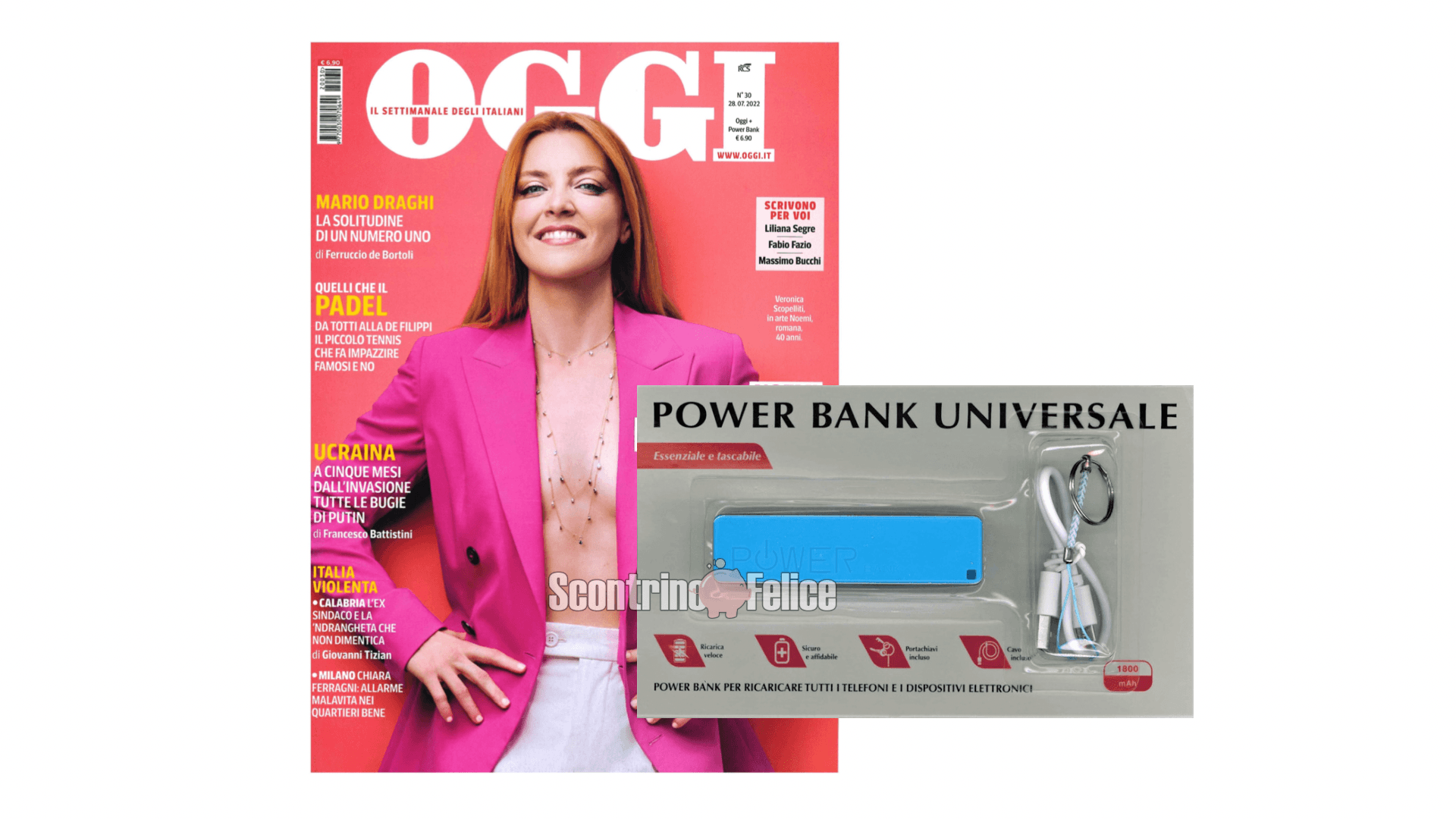 [In Edicola] Power Bank Universale con la rivista OGGI 5