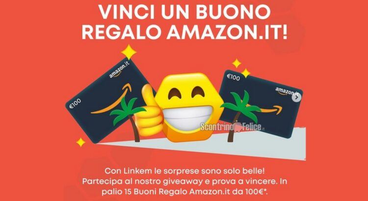 Giveaway Linkem: vinci 15 buoni Amazon da 100 euro!