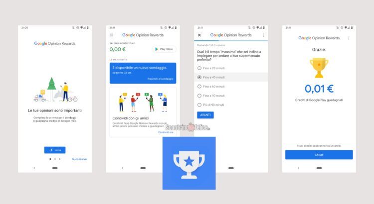 Sondaggi retribuiti Google Opinion Rewards