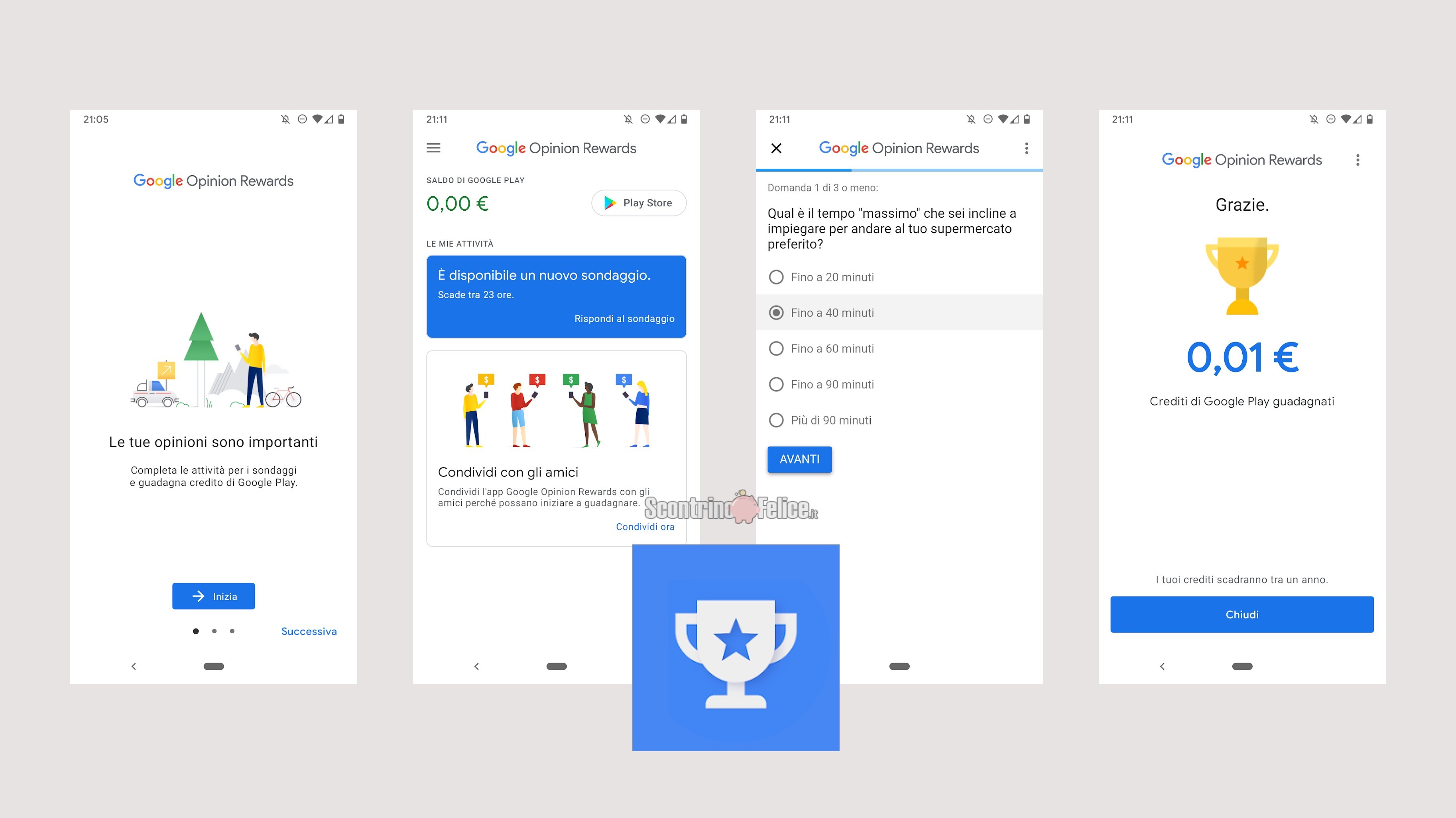 Sondaggi retribuiti Google Opinion Rewards