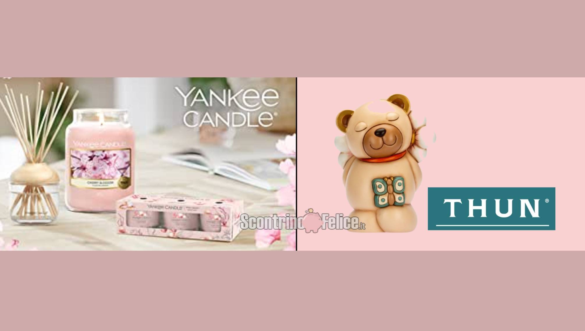 Thun e Yankee Candle in offerta su Amazon: approfittane subito!