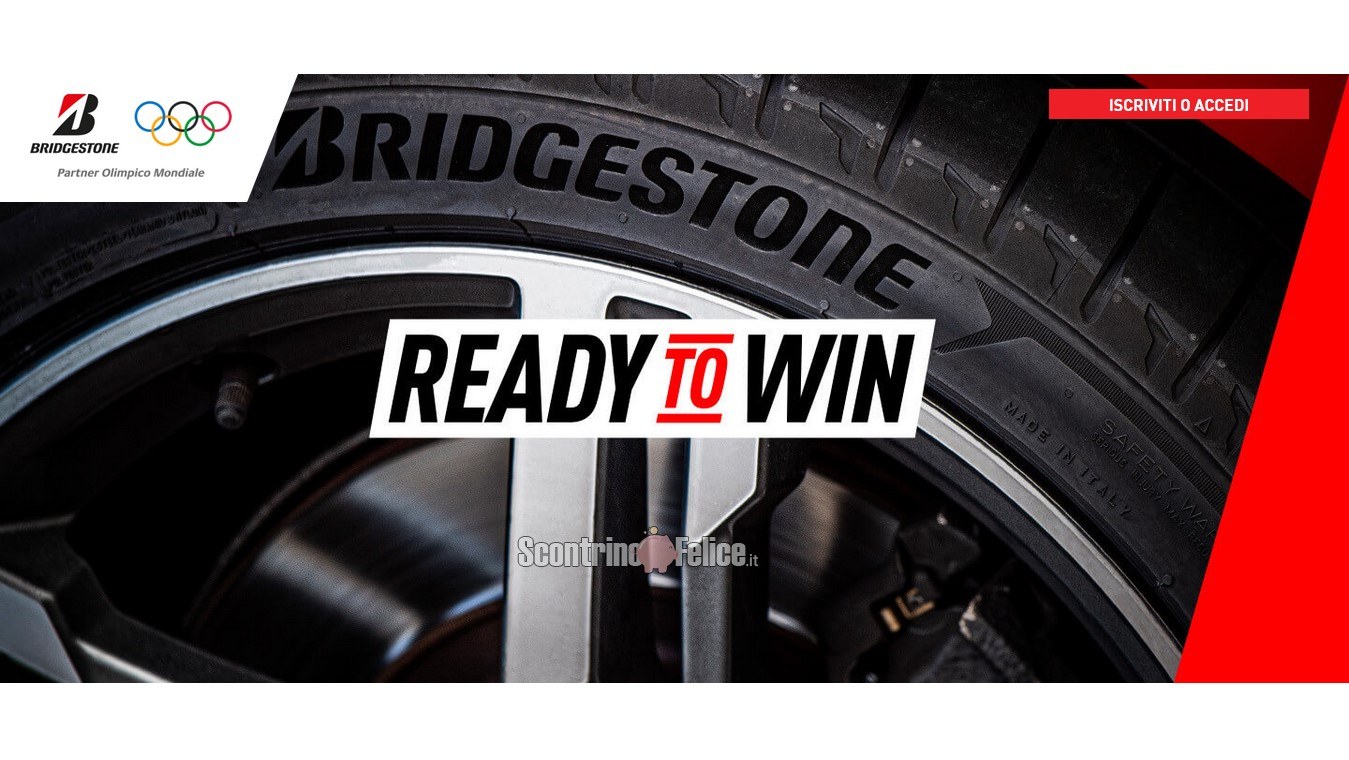 Bridgestone Ready To Win: vinci GRATIS Kit dei Giochi Olimpici e corsi di Guida Sicura