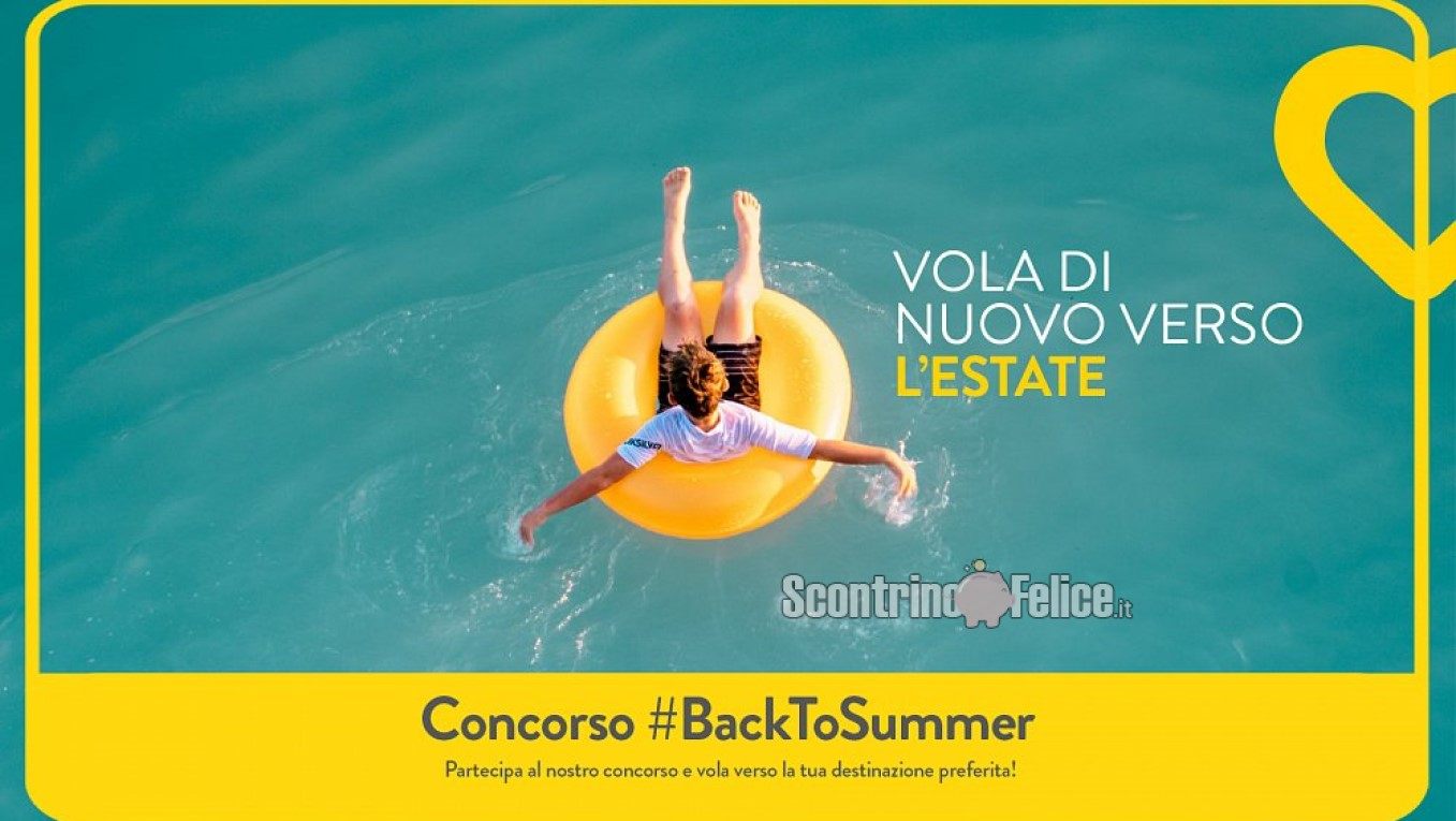 Concorso gratuito Vueling #BackToSummer: vinci 1 volo A/R per 2 persone