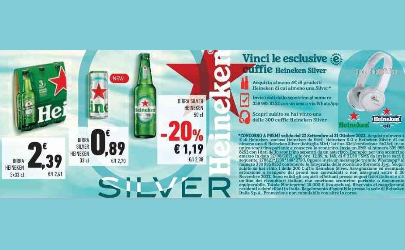 Concorso Heineken Silver: vinci le esclusive cuffie brandizzate