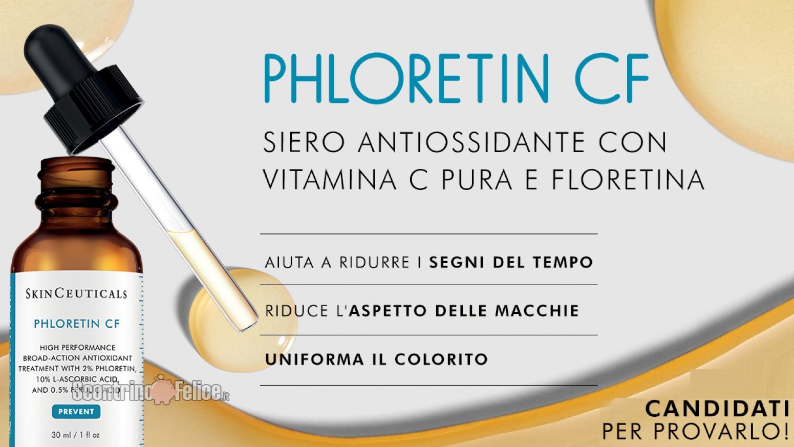 Diventa tester siero Phloretin CF SkinCeuticals