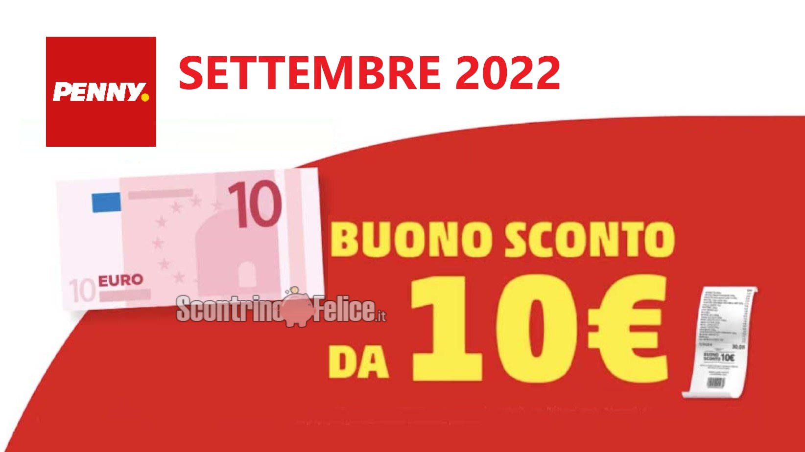 Nuovo buono sconto Penny Market da 10 euro (Settembre 2022)