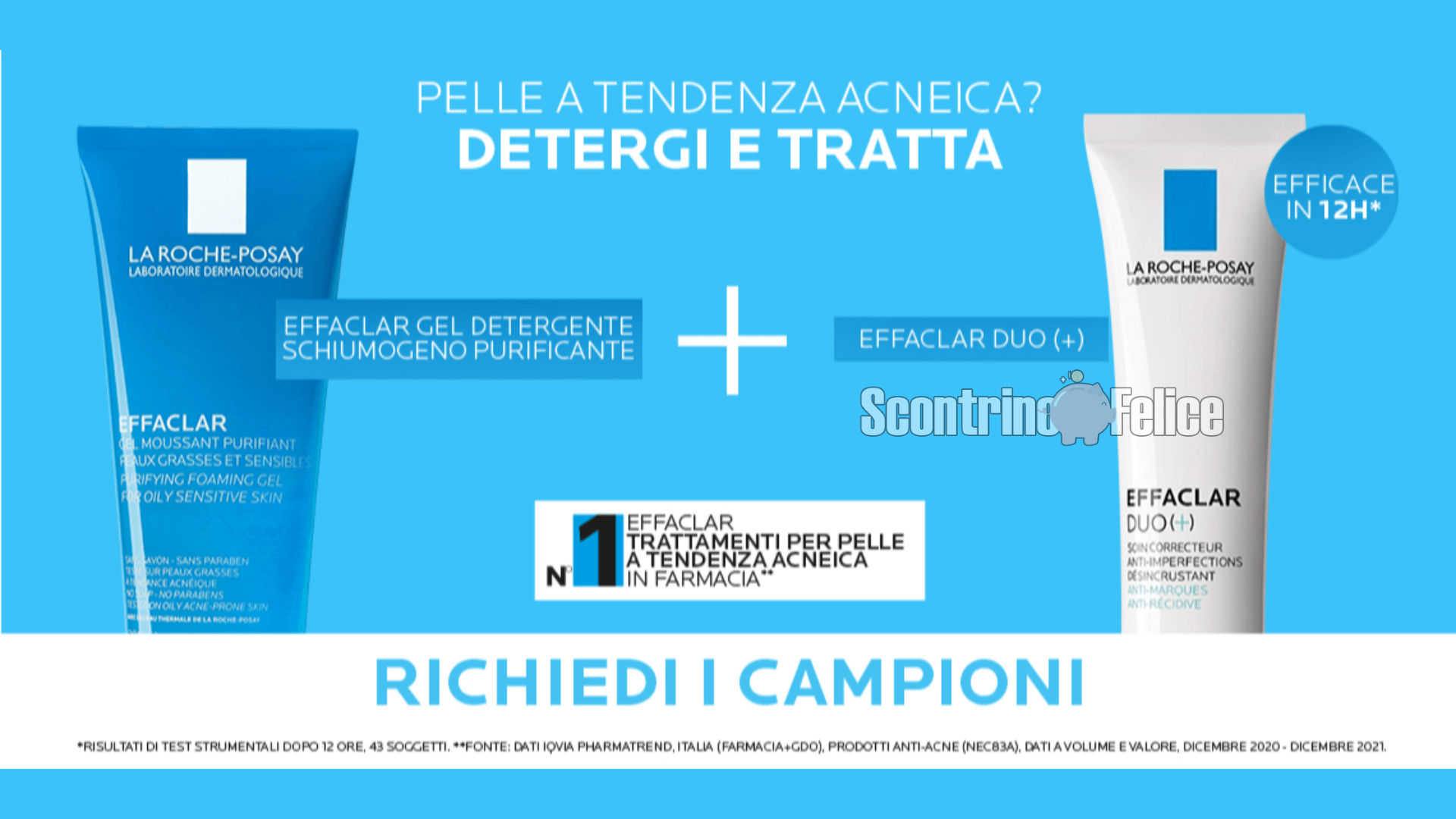 Richiedi i campioni omaggio Effaclar Duo di La Roche Posay 4