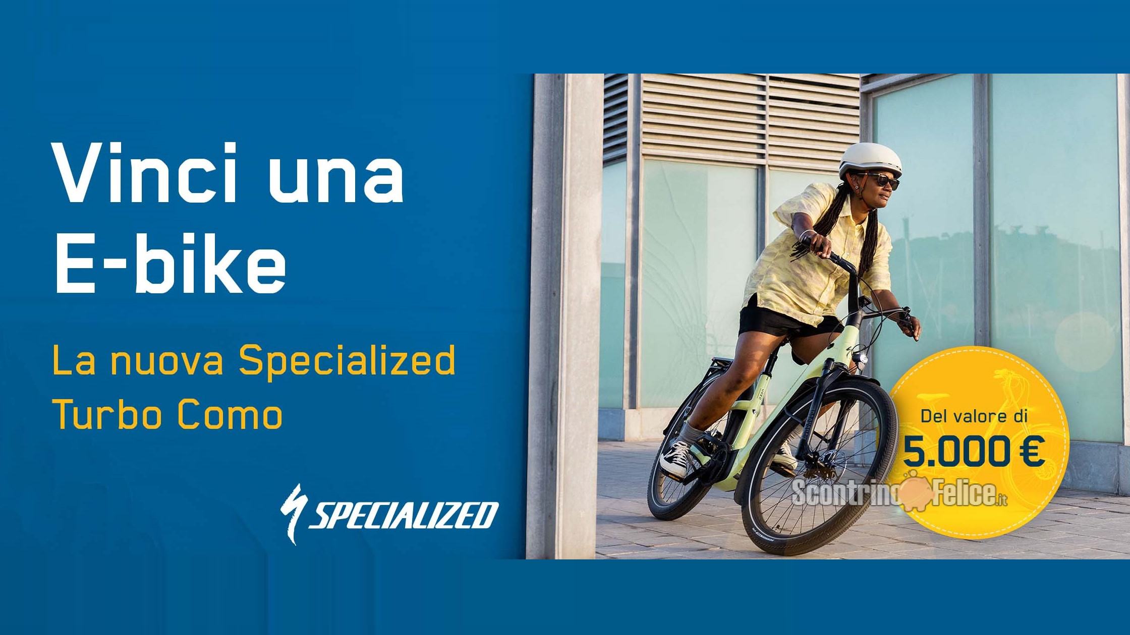 Vinci GRATIS una bici elettrica Specialized Turbo Como