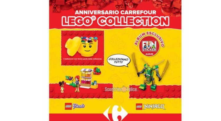Carrefour Lego Collection: raccogli i bollini e richiedi premi Lego!