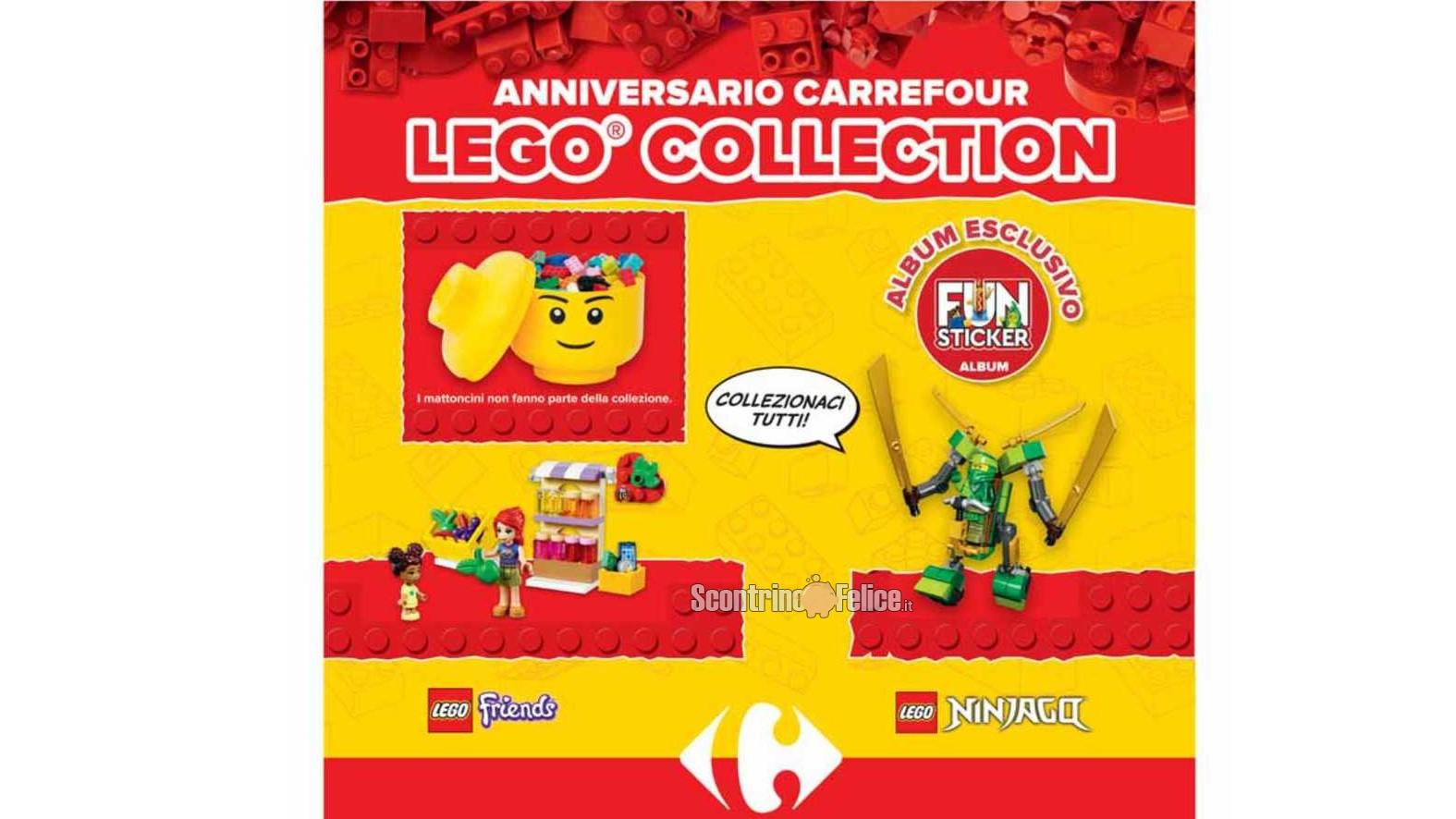 Carrefour Lego Collection: raccogli i bollini e richiedi premi Lego!