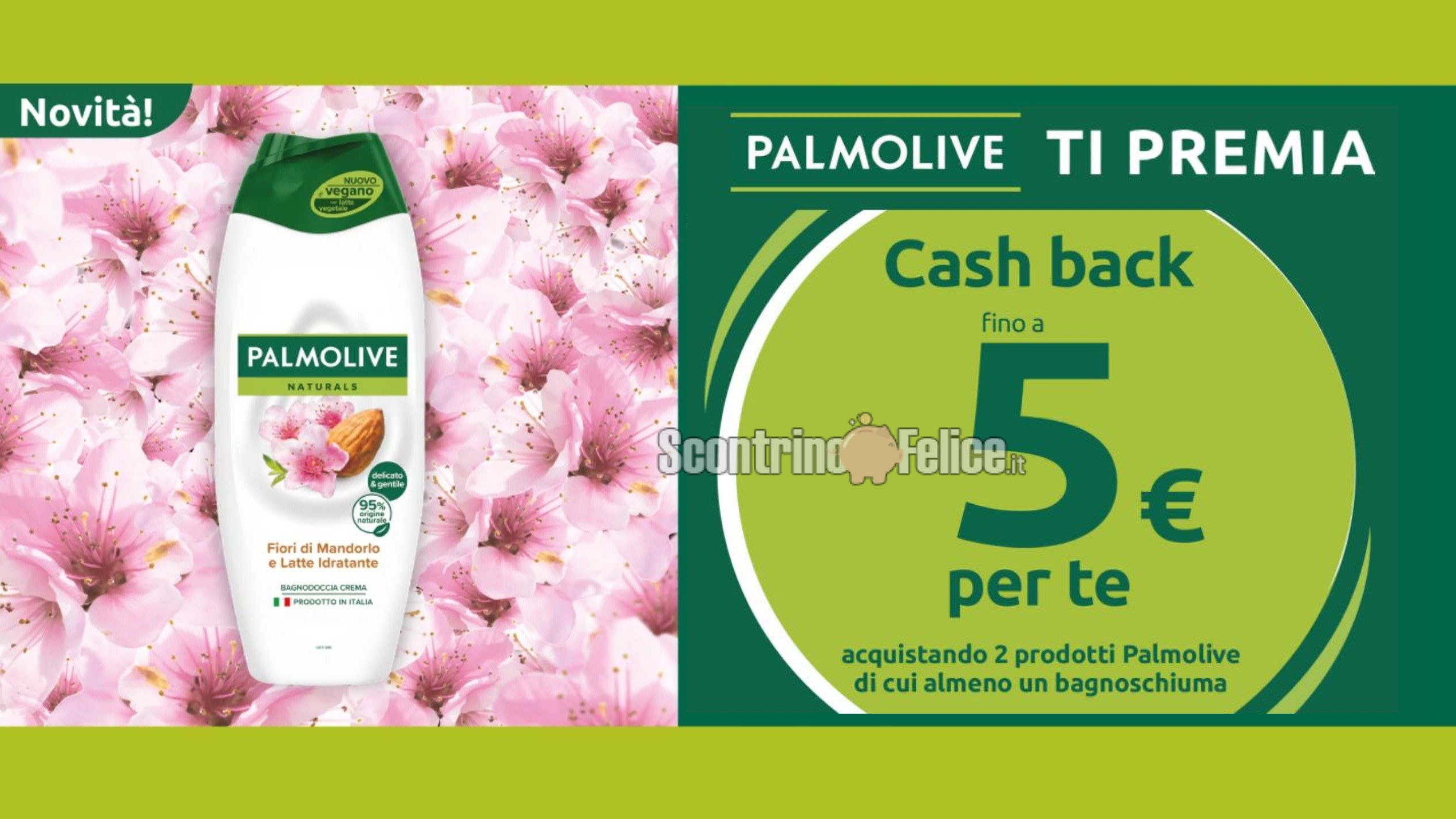 Concorso e Cashback Palmolive Ti Premia: ricevi il rimborso di 5 euro e vinci 1 weekend ecosostenibile!