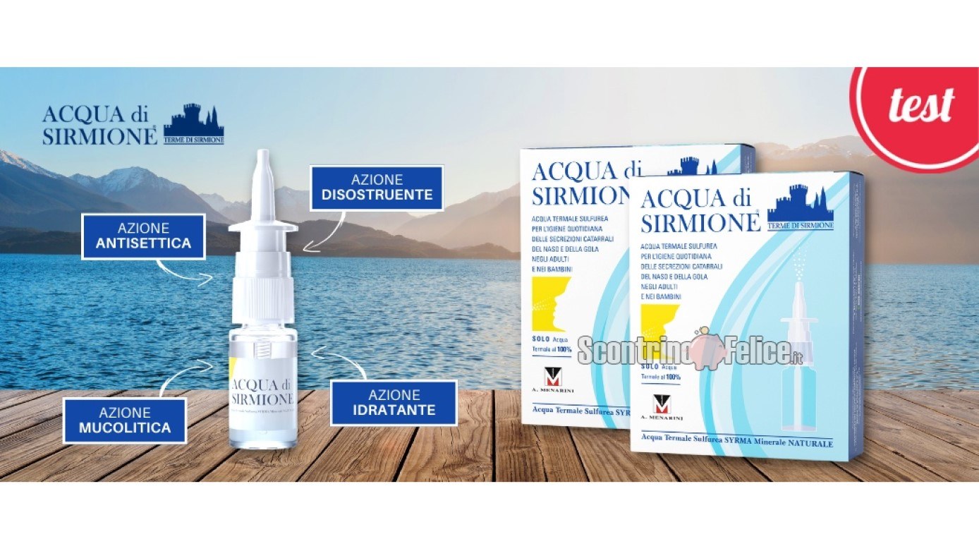 Diventa tester Acqua di Sirmione Menarini