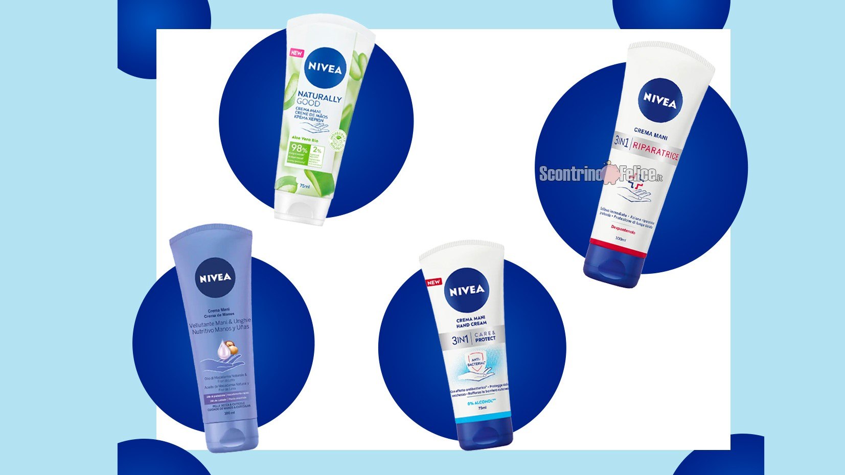 Diventa tester Creme Mani NIVEA