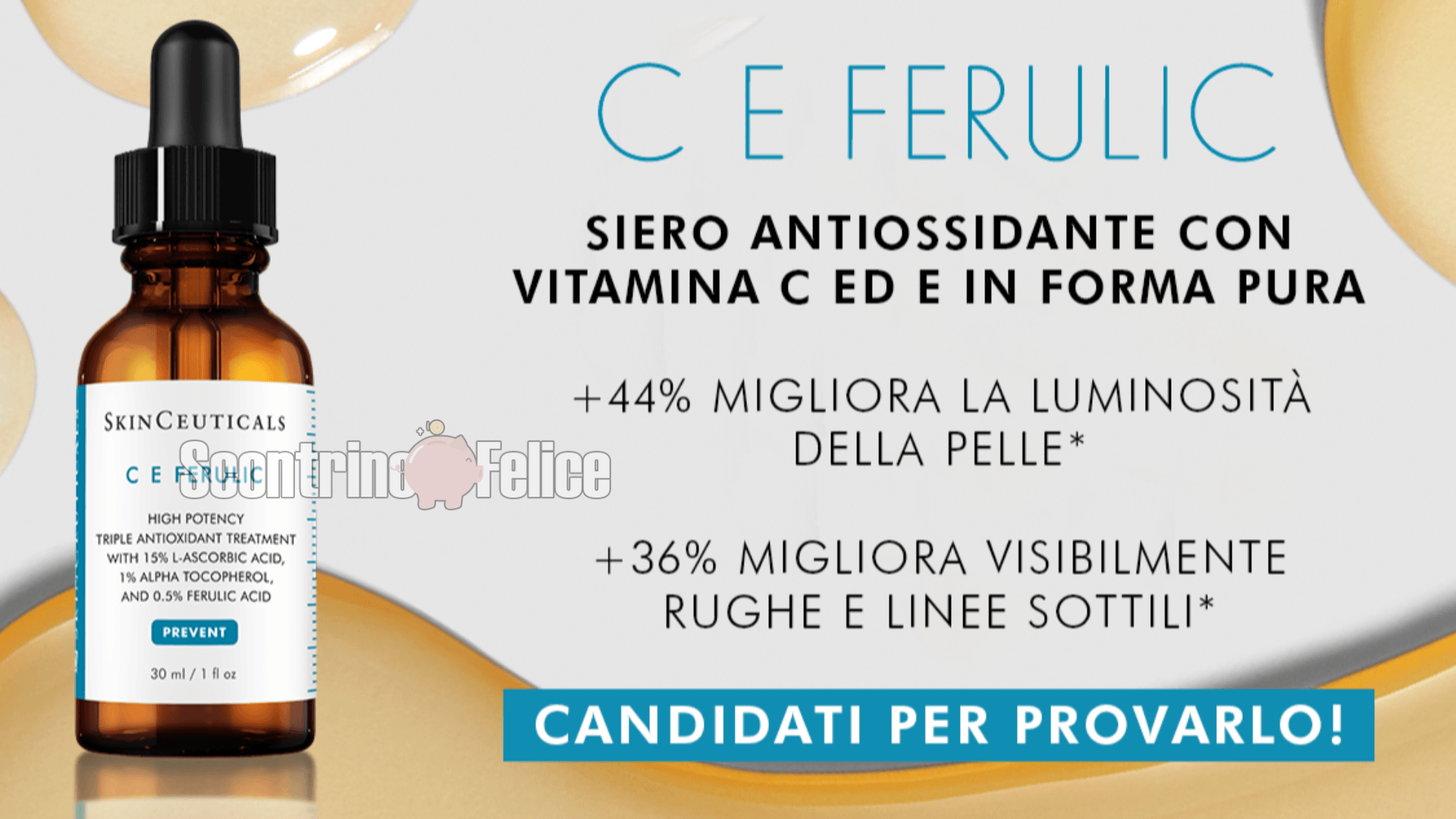 Diventa tester siero CE Ferulic di SkinCeuticals 1