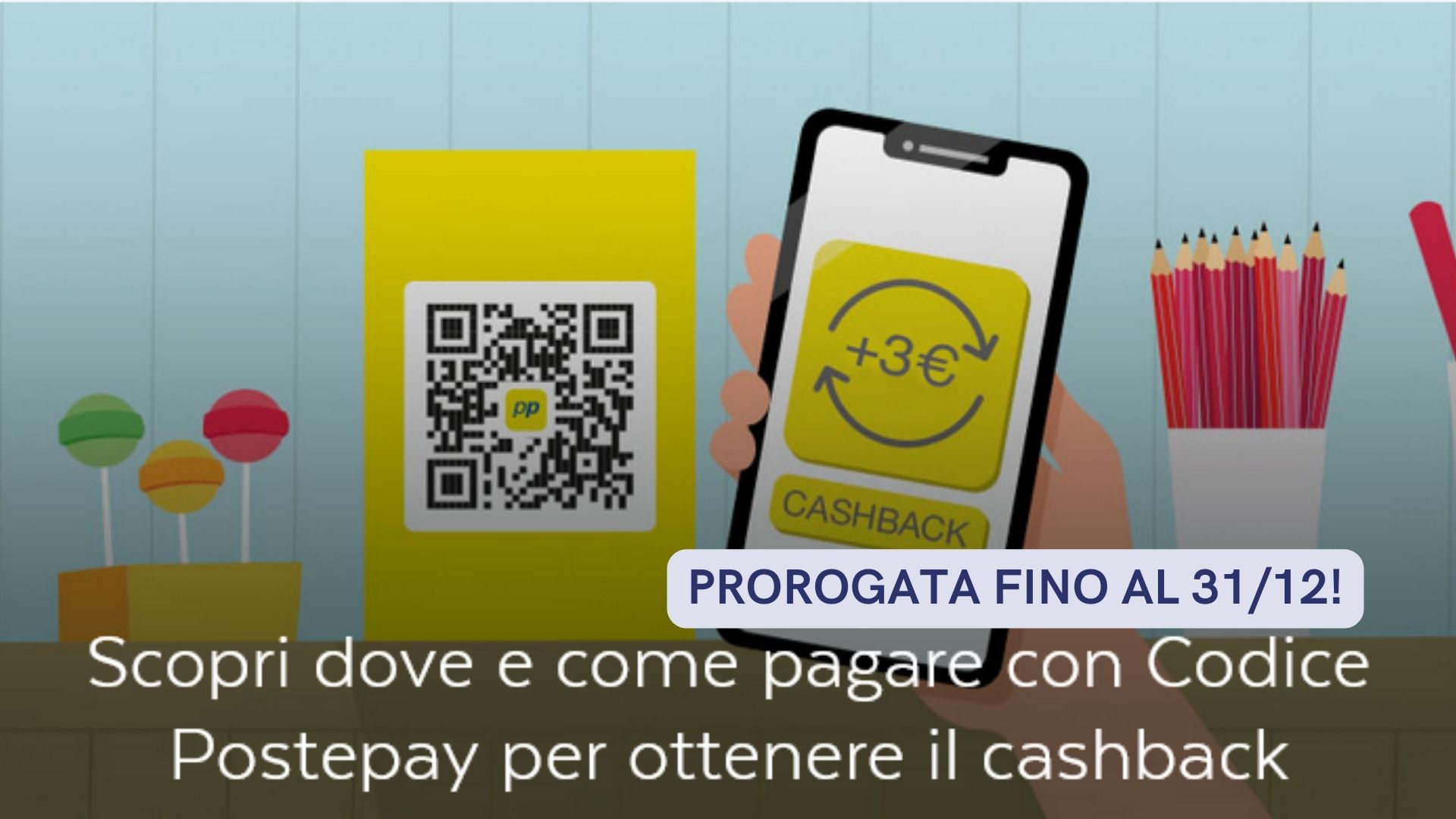 Postepay: 10 euro di cashback al giorno (iniziativa prorogata!)