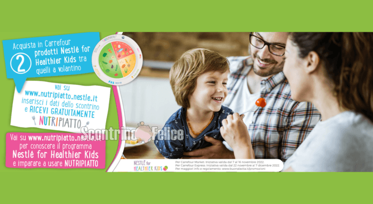 Acquista i prodotti Nestlè Kids e ricevi il Nutripiatto come premio certo! 1