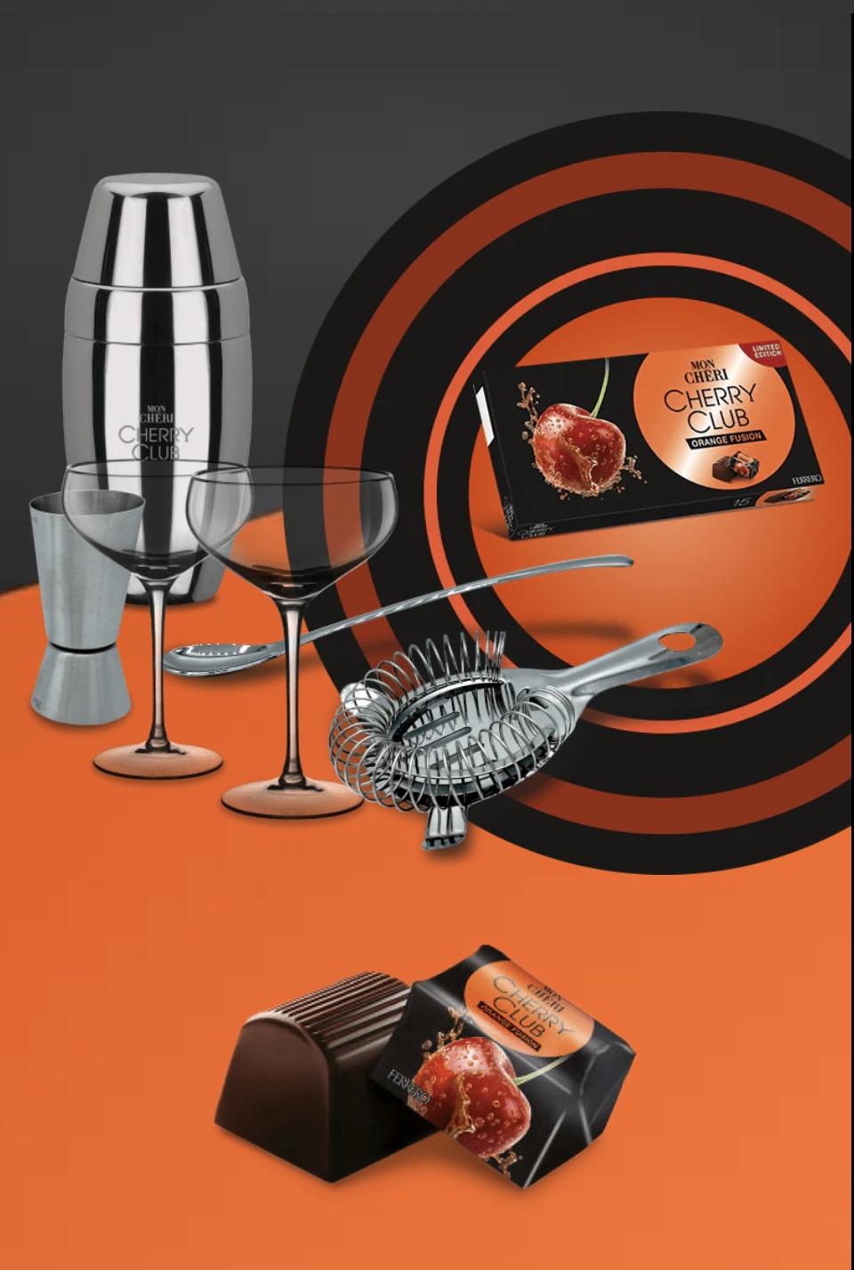 Concorso gratuito Mon Chéri: vinci kit cocktail e cioccolatini Orange Fusion 4