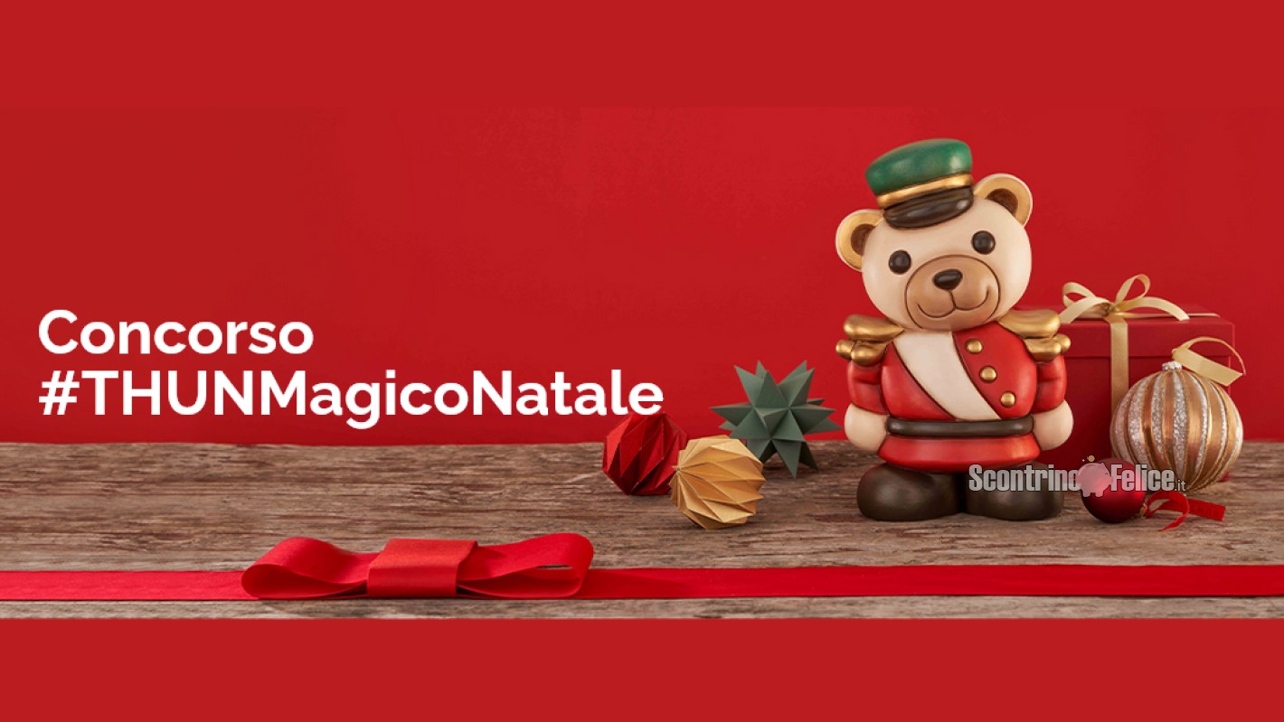 Concorso gratuito THUN Magico Natale: vinci Teddy Schiaccianoci