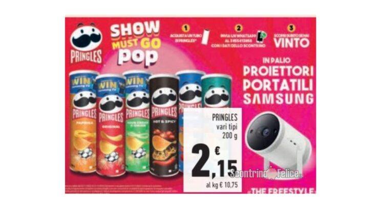 Concorso Pringles "Show Must Go Pop": in palio Proiettori Portatili Samsung “The Freestyle”