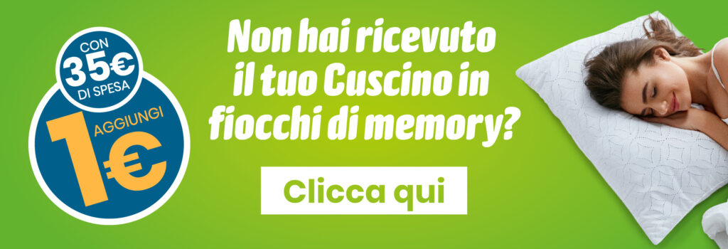 Cuscino in fiocchi di Memory a solo 1 euro da Eurospin: scopri come averlo! 1