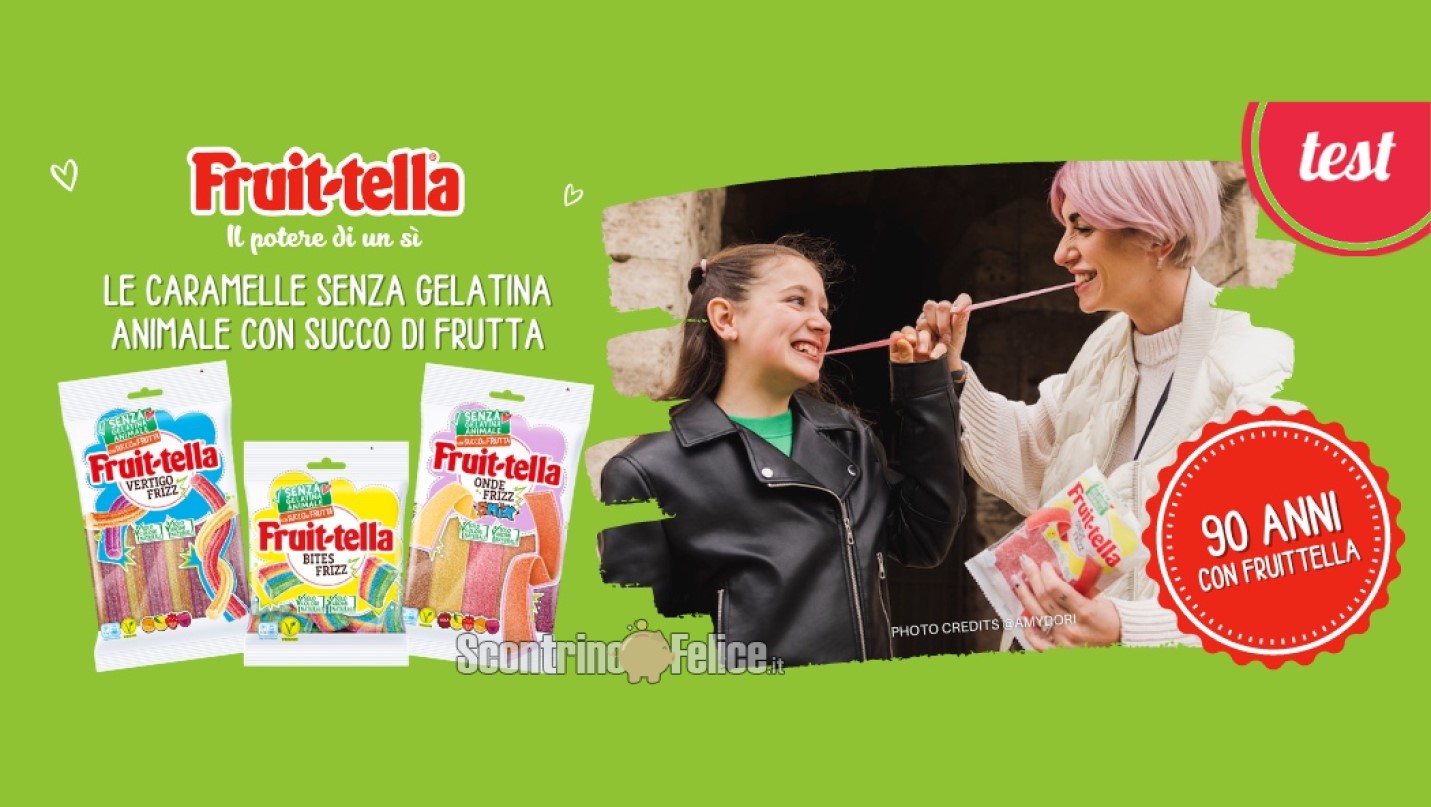 Diventa tester caramelle Fruittella