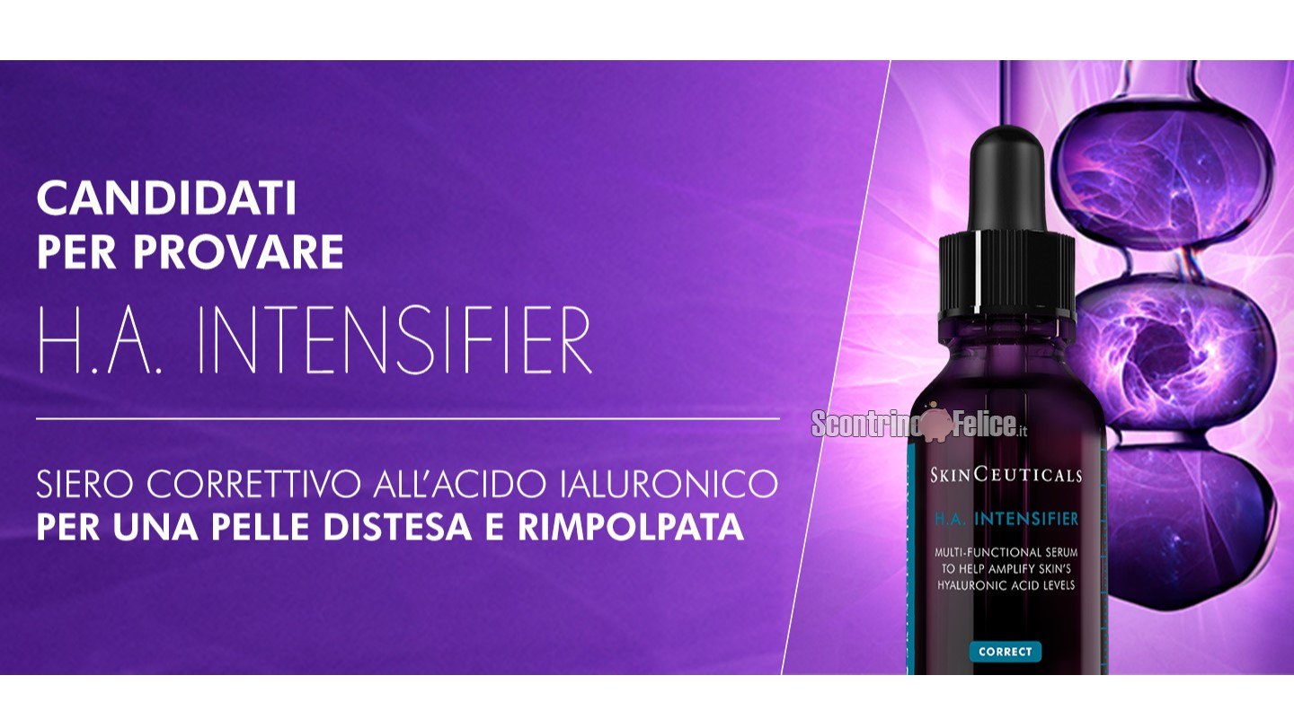 Diventa tester siero H.A Intensifier di SkinCeuticals