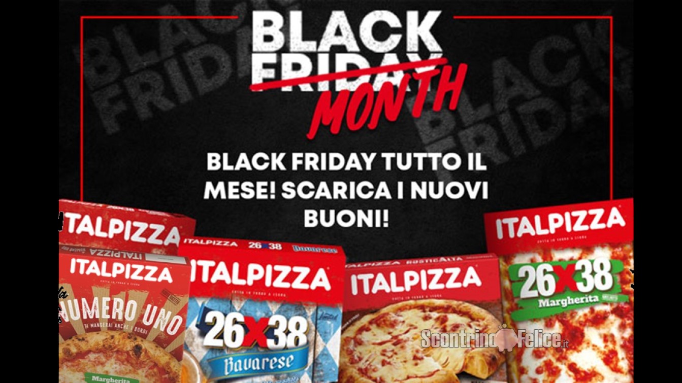 ItalPizza: scarica subito i buoni sconto per il Black Friday
