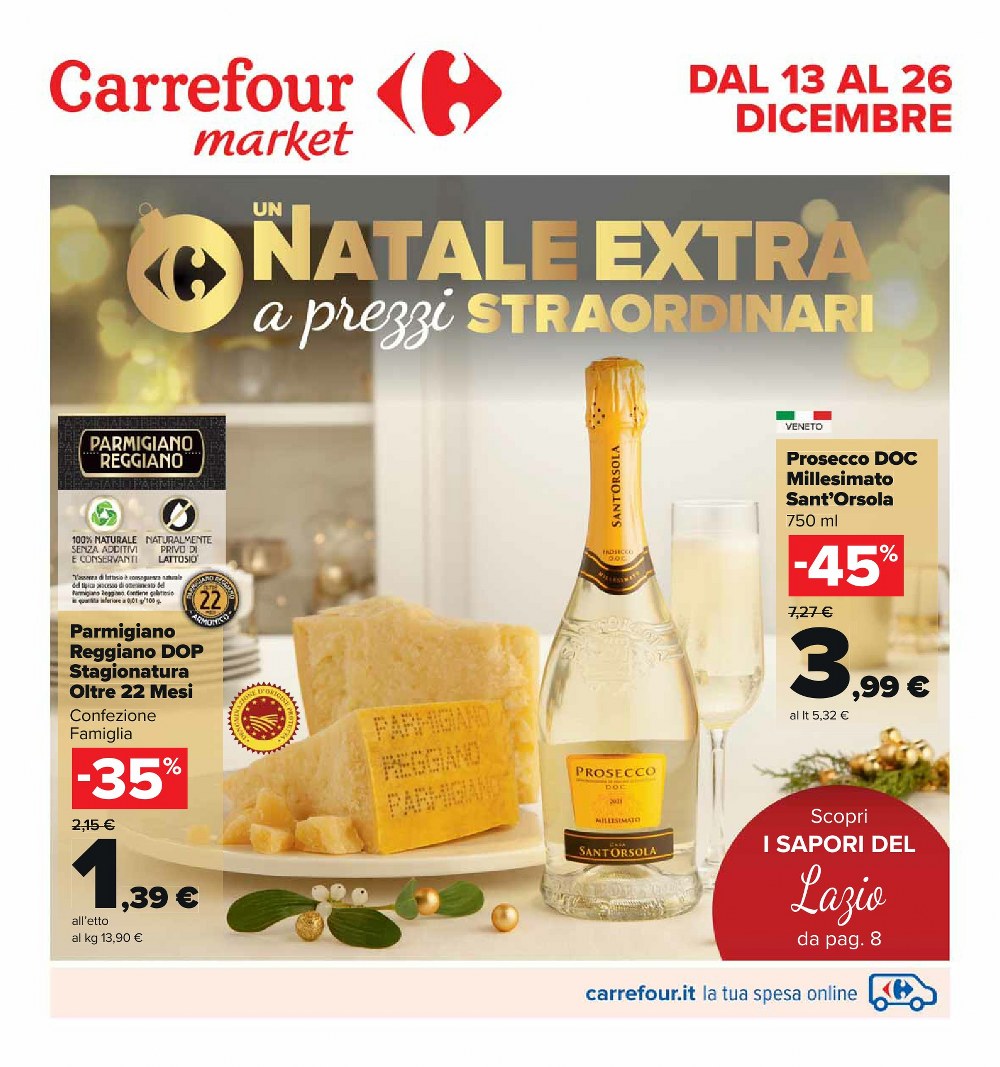 Nuovo volantino Carrefour Market valido dal 13 al 26 Dicembre 2022 2