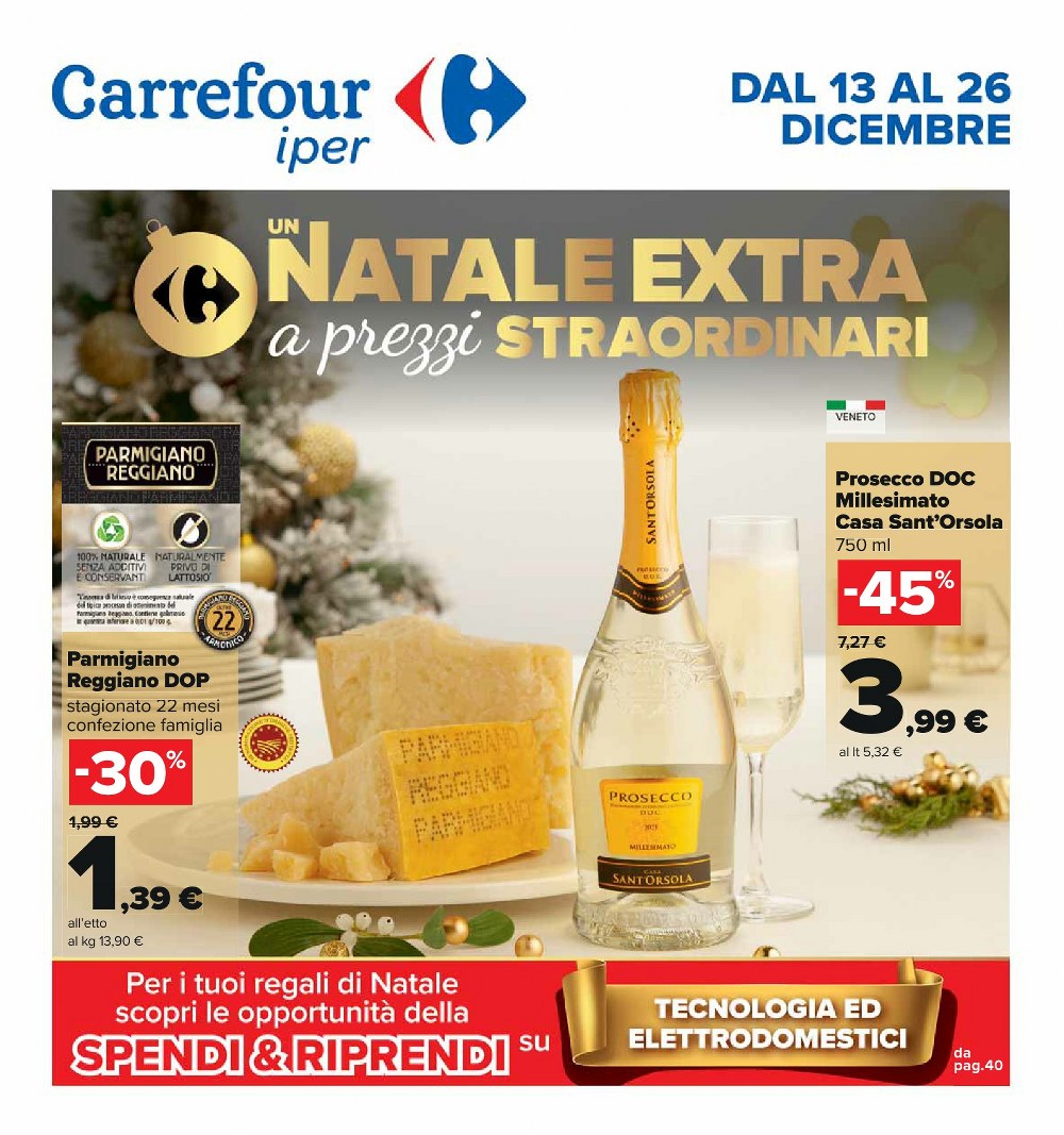 Nuovo volantino Carrefour valido dal 13 al 26 Dicembre 2022 2