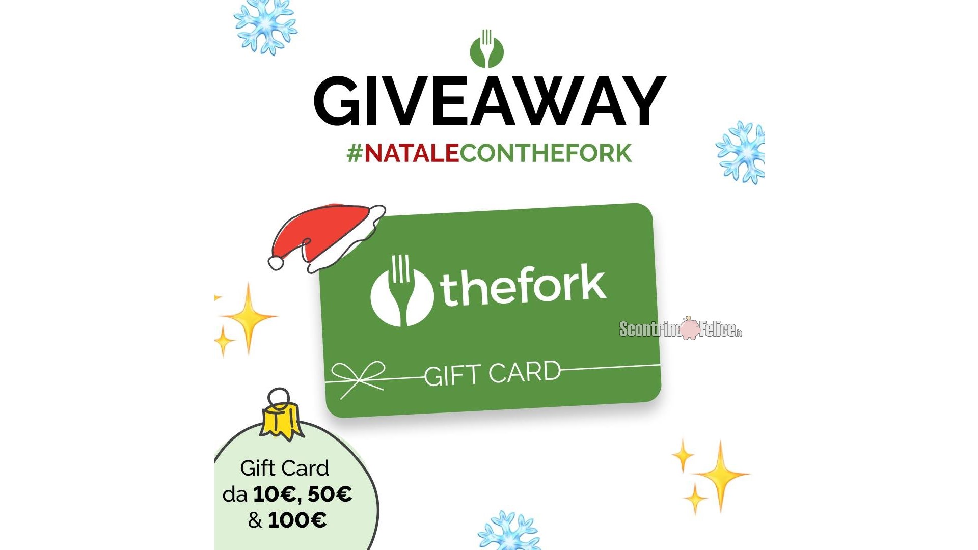 Giveaway The Fork: vinci gift card da 10€, 50€ e 100€