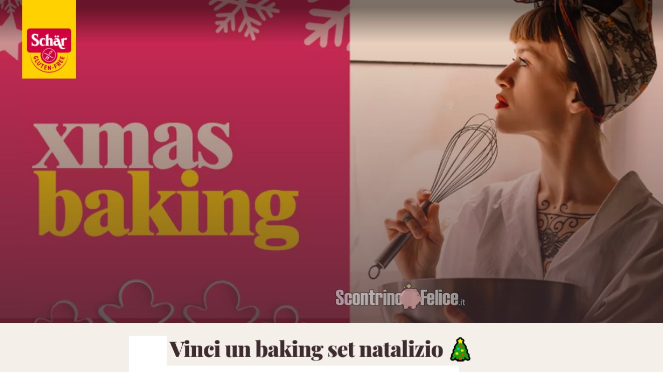 Vinci GRATIS un baking set natalizio Schär