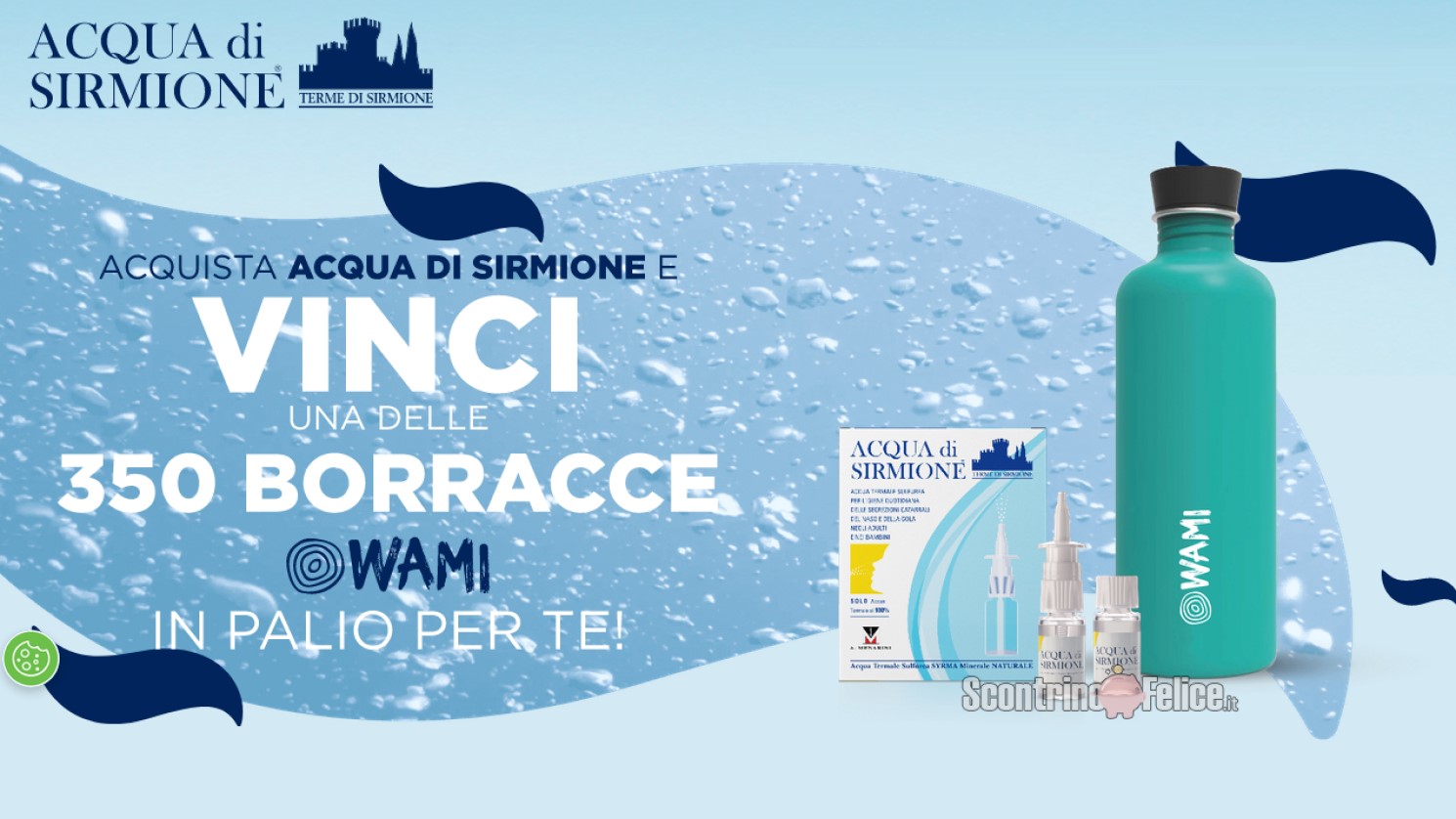 Concorso Acqua di Sirmione: vinci una delle 350 borracce Wami in palio