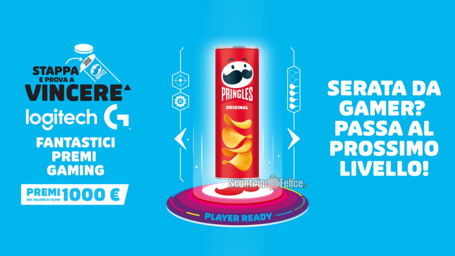 Concorso Pringles: vinci cuffie e set da gaming Logitech!