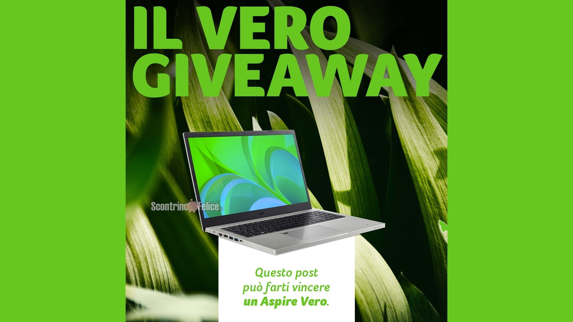 Giveaway Acer: vinci 1 computer Aspire Vero