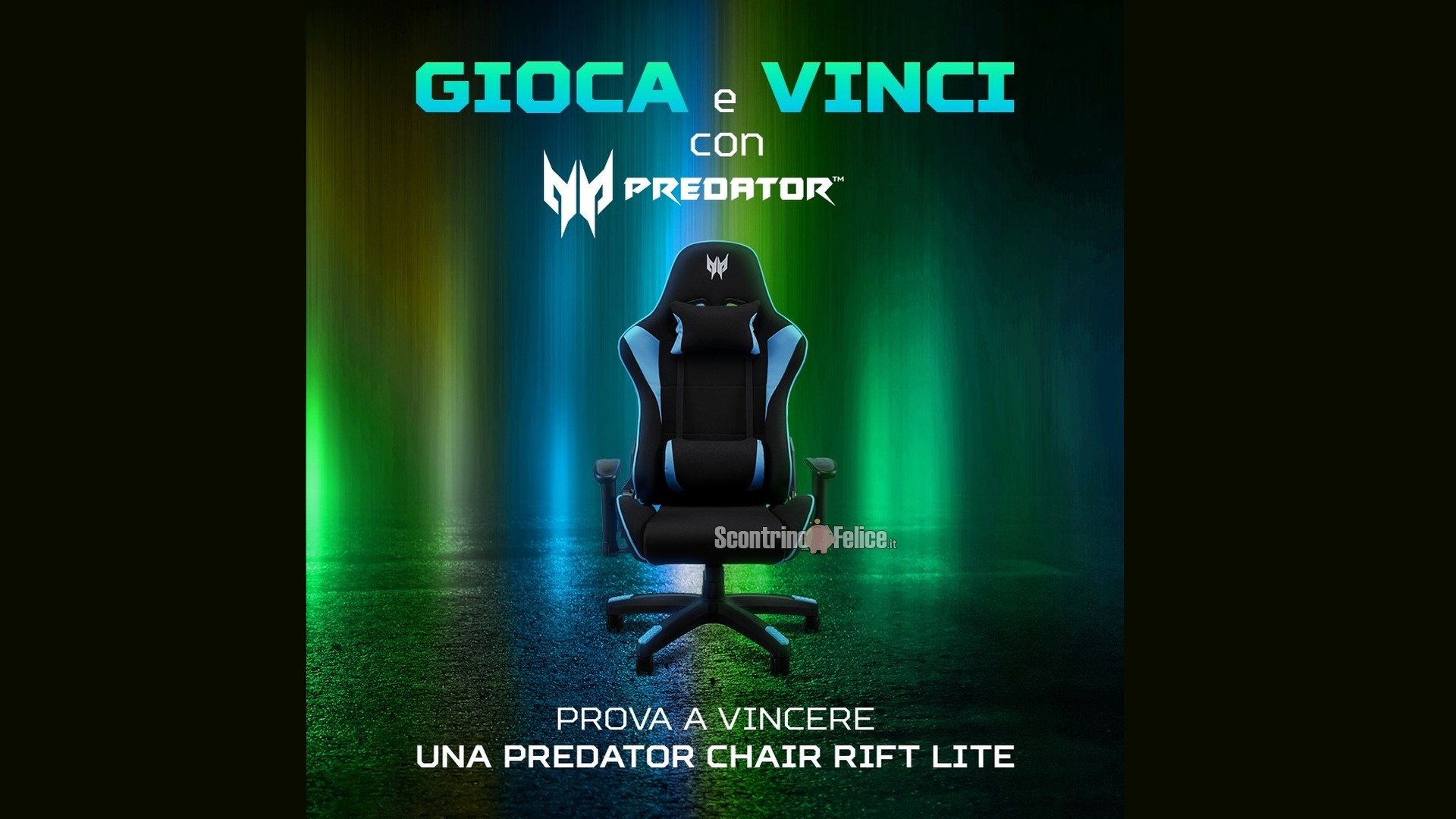 Giveaway Predator: vinci 1 sedia da gaming