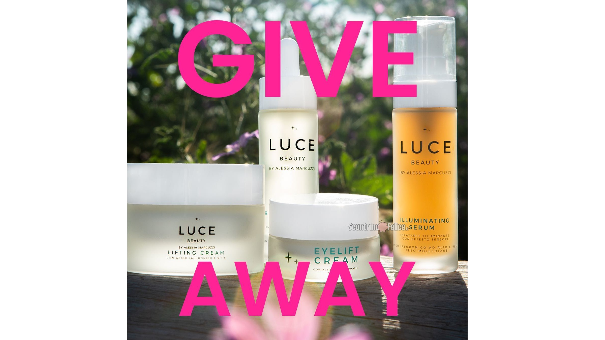 Giveaway Scalapay: 3 set beauty routine di Luce by Alessia Marcuzzi
