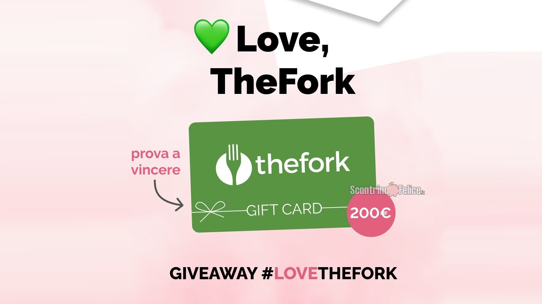 Giveaway The Fork: in palio 2 Gift Card da 200 euro
